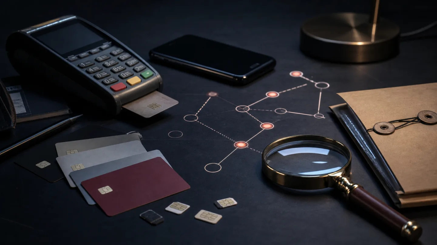 Исследование банковских и SIM-карт теневой платежной платформы